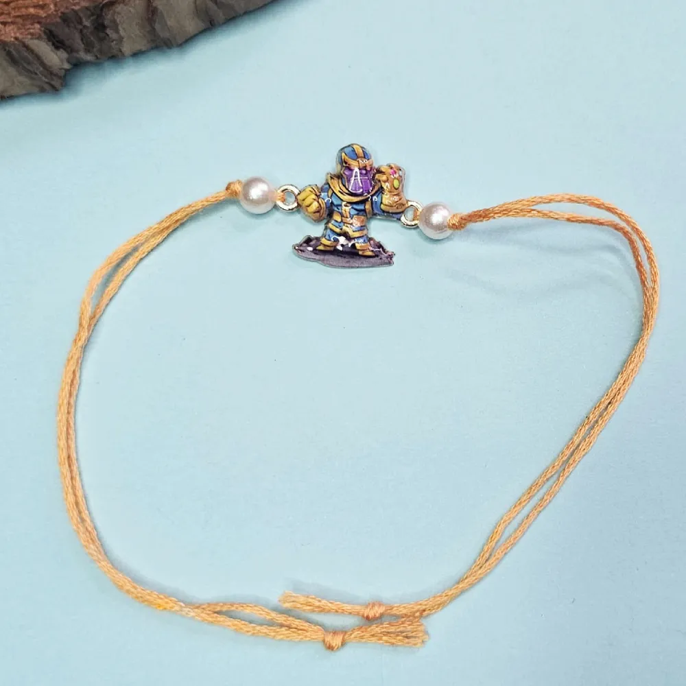 Avengers Thanos Metal Rakhi